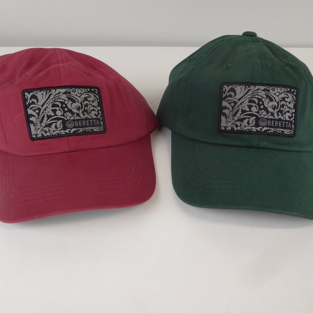 Beretta Cotton Twill Hat Bundle Engraved Patch NWT